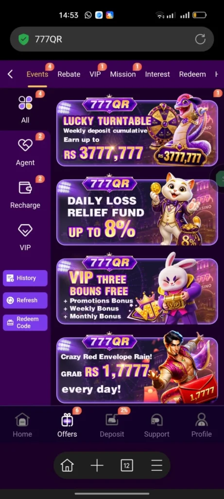 777QR Daily Loss Fund