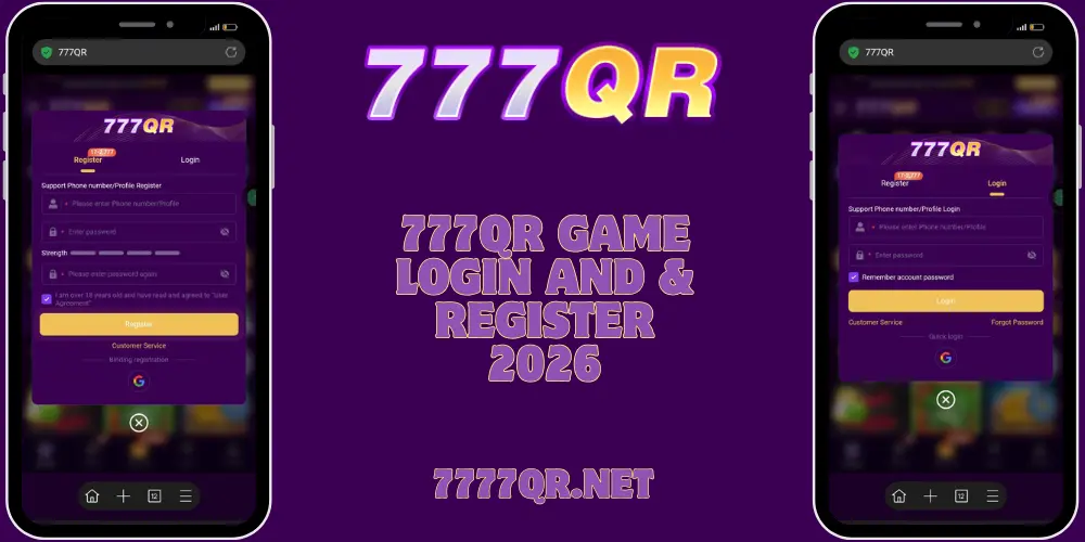 777QR Game Login And Register
